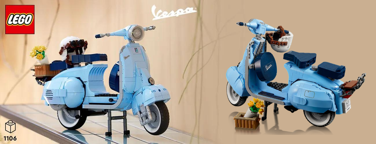 Vespa 125 Lego Icons Creator,